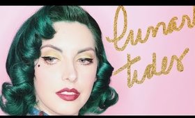 DYEING MY HAIR GREEN | LUNAR TIDES