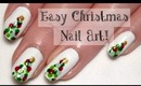 ♥ Easy Christmas Nail Art Tutorial... With A Bobby Pin! ♥ Cute Christmas Tree Nails ♥