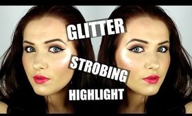 Glitter Strobing Highlight Make Up // So...? Ready For Summer ad ♥