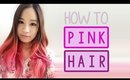 How to: PINK HAIR | Pink Ombre Hair | Black to Pink