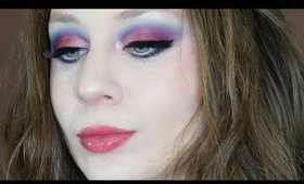 La Girl Pink and Blue Cotton Candy Spring Makeup Tutorial 2020 | Lillee Jean