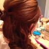 Half up prom hairstyle