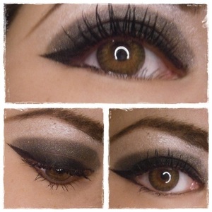 Smokey eye using only eyeliners :)