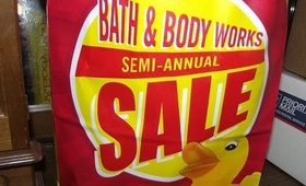 Bath and Body Works Semi Annual Sale Haul