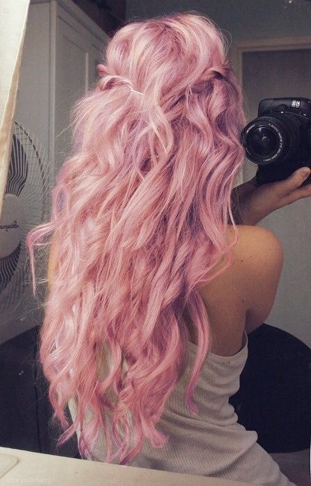 Pink Wavy Hair <3 | Morgan R.'s Photo | Beautylish