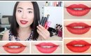 My Top 5 Red Lippie ♡ Review & Lip Swatches