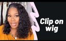 Turning my lace wig into a clip on half wig  ft Upretty hair