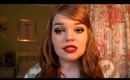 Ruby Red Lips - A dramatic Night time Makeup Tutorial.