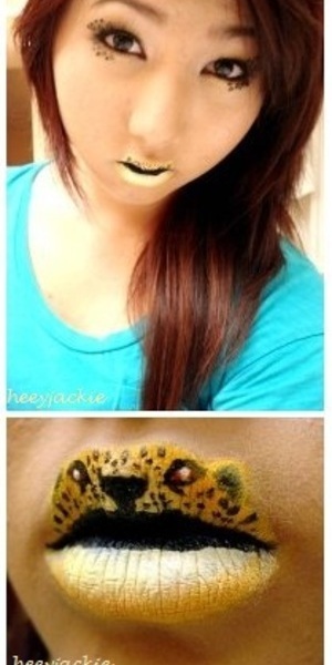 Cheetah lips :)