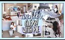 WINTER ALL DAY CLEAN WITH ME | TIDYING UP ENTIRE HOUSE!