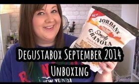 Degustabox September 2014 Unboxing