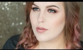 Dusty Rose and Gold Halo Eye shadow Tutorial // Rebecca Shores MUA