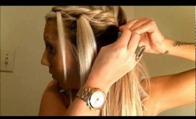 How to do a Waterfall French Braid