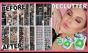 Eyeshadows, Pigments & Glitters! 🔪 ORGANIZE AND DECLUTTER MY MAKEUP COLLECTION! 😏
