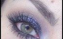 New Year's Eve Party makeup tutorial - Black glitter smoky eyes