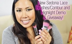 Sedona Lace New Brushes Giveaway & How to Highlight/Contour!