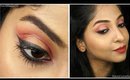 EASY Wedding Eyemakeup look | RED & GOLD | One brand makeup: PAC Cosmetics | Stacey Castanha