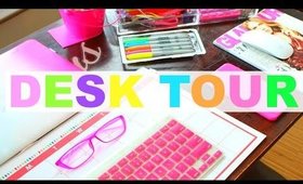 ♥ What's On My Desk | Desk Tour ♥