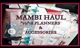 MAMBI Haul | Recipe Organizer, Big Happy Planner & More | tanishalynne
