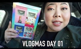 VLOGMAS DAY 1 🎄 OBSESSED WITH SEPHORA DEALS 💸 SUSHI DATE 🍣 | MakeupANNimal
