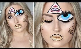 Illuminati Inspired Look ♡ Halloween Makeup Tutorial