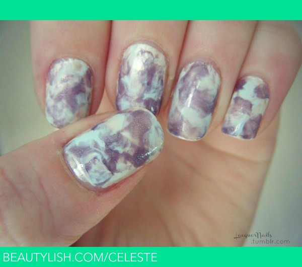 Marbled Nails | Celeste V.'s (celeste) Photo | Beautylish