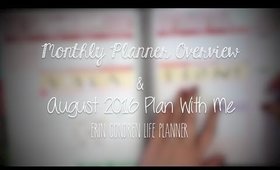 August Monlthly Planner Overview & PWM | Erin Condren Life Planner