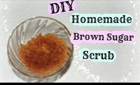 DIY Brown sugar scrub