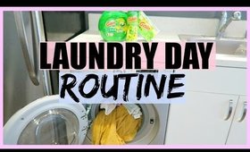 WEEKLY LAUNDRY DAY ROUTINE!