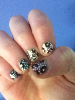 Cheetah nails