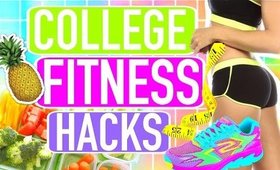 College Fitness Hacks | AVOID WEIGHT GAIN!!