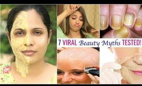 7 VIRAL Beauty Myths TESTED ft. Shy Styles | #Skincare #Haircare #ShrutiArjunAnand