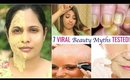 7 VIRAL Beauty Myths TESTED ft. Shy Styles | #Skincare #Haircare #ShrutiArjunAnand