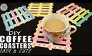 DIY Coffee Coasters | EASY & CUTE 💕