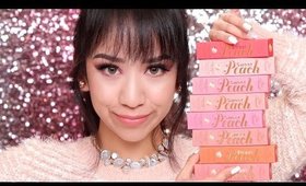 Too Faced Sweet Peach Lip Glosses | Swatches + Review