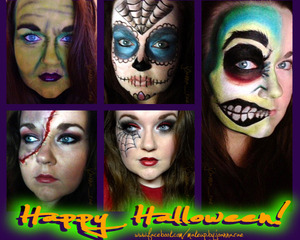 www.facebook.com/makeup.by.joanna.rae Have a safe & treat-tastic holiday! (For the pics that I recreated, look in my photos for their credits.)