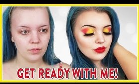 FULL FACE GET READY WITH ME | EASY SUNSET MAKEUP