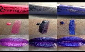 OCC Lip Tar Swatches