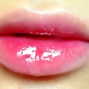 Hot pink ombre lips