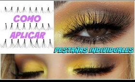 COMO aplicar PESTAÑAS INDIVIDUALES (tips) / How apply Individual lashes | auroramakeup