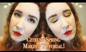 Citrusy Spring Makeup Tutorial!