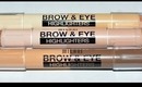 Milani Cosmetics Brow & Eye Highlighter, Brow Gel & Brow Wax Review