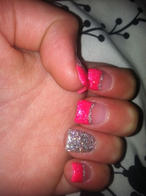 Pink and silver :)