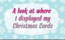 Christmas Cards Displayed | Thank you, I love them!  | PrettyThingsRock
