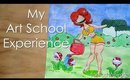 My Art School Experience {& Princess Daisy Speed-Drawing}