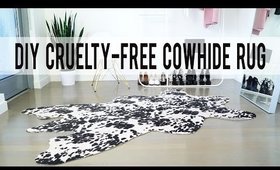 DIY Cowhide Rug | Vegan Home Decor | ANN LE