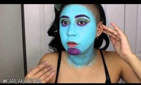 QUICK HALLOWEEN MERMAID TUTORIAL | CARLA KATRINA