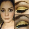 Gold Prom Makeup