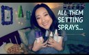 My Setting Spray Collection & Overview ⎮ Amy Cho