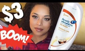 $3 LIQUID GOLD... REVIEW | HEAD & SHOULDERS Moisture Care Cowash on HIGH POROSITY NATURAL HAIR